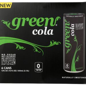 GREEN COLA: Green Cola Soda 6pk, 72 fl oz
