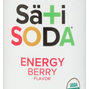 SATI SODA: Organic Energy Berry Soda, 12 fl oz