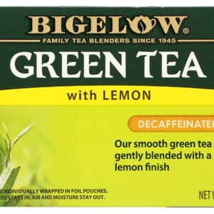 BIGELOW: Green Tea with Lemon Decaf 20Bg, 0.91 oz