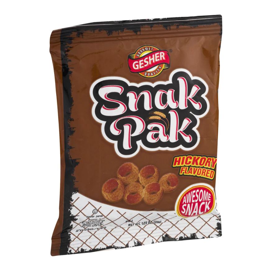 GESHER: Snakpak Hickory Flavor, 1.25 oz