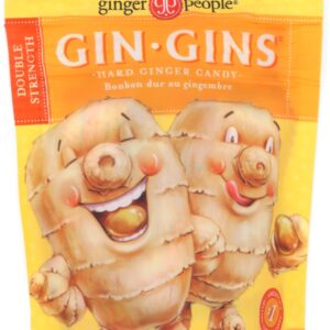 GINGER PEOPLE: Gin Gins Double Strength Hard Ginger Candy, 3 oz