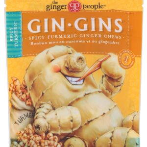 GINGER PEOPLE: Spicy Turmeric Ginger Chew, 3 oz