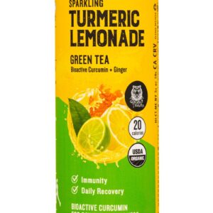 GOLDEN TIGER: Green Tea Turmeric Lemonade, 12 fl oz