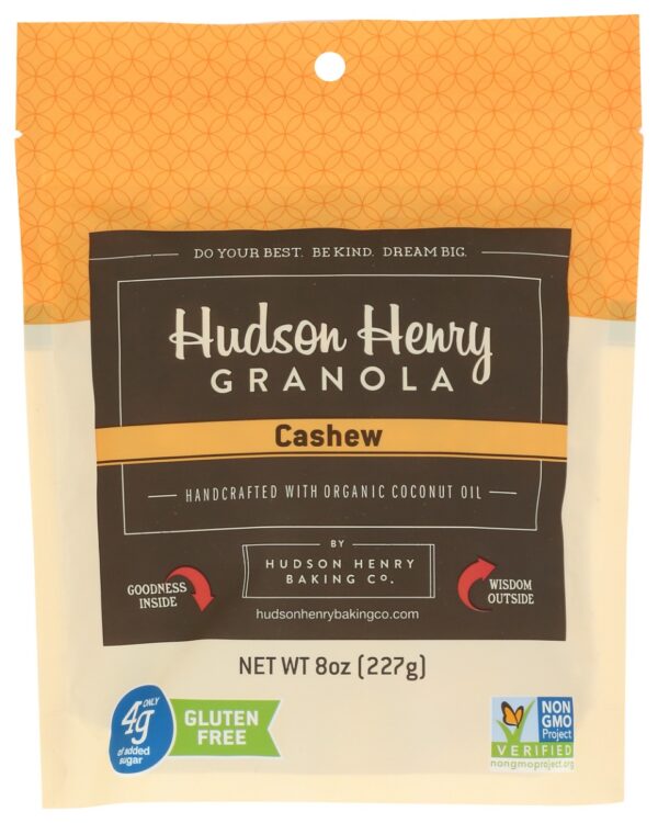 HUDSON HENRY GRANOLA: Cashew Granola, 8 oz