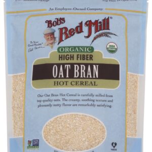 BOBS RED MILL: Organic Oat Bran Hot Cereal, 18 oz