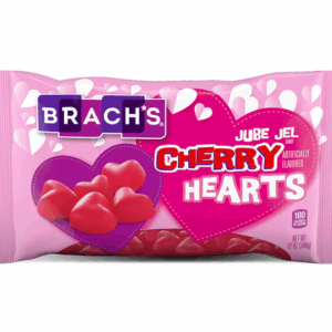 BRACHS: Jube Jel Cherry Hearts Candy, 12 oz