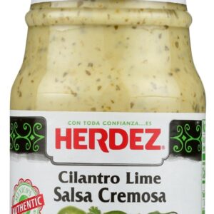 HERDEZ: Cilantro Lime Salsa Cremosa, 15.3 oz