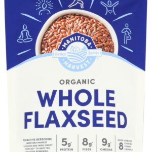 MANITOBA HARVEST: Organic Whole Flaxseed, 10 oz