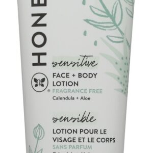 THE HONEST COMPANY: Face Plus Body Lotion Sensitive Fragrance Free, 8.5 oz