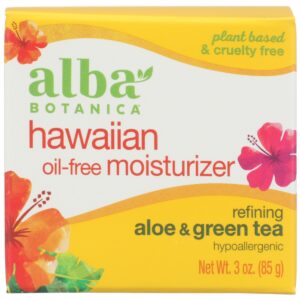 ALBA BOTANICA: Hawaiian Oil Free Moisturizer Aloe and Green Tea, 3 oz
