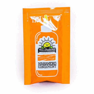 YELLOWBIRD SAUCE: Habanero Condiment Single Serve Packet 200Ct, 12 gm