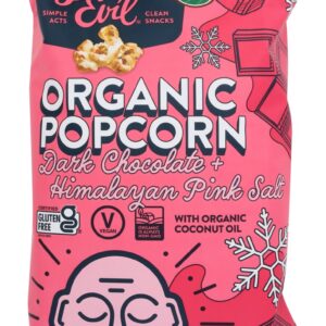 LESSER EVIL: Organic Popcorn Dark Chocolate Himalayan Pink Salt, 6.4 oz
