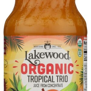 LAKEWOOD: Organic Tropical Trio Juice, 32 fl oz