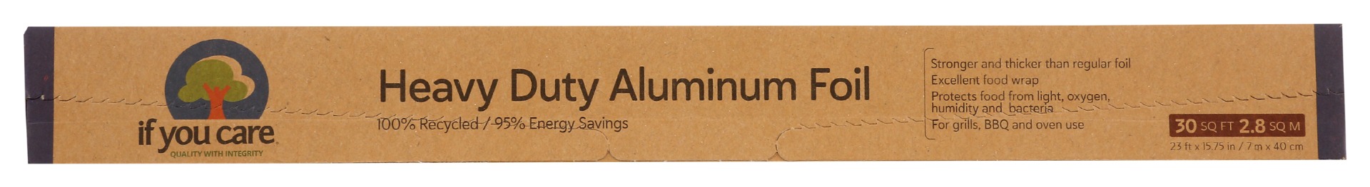 IF YOU CARE: Heavy Duty Recycled Aluminum Foil, 1 ea