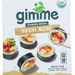 GIMME: Organic Sushi Nori Sheets, 0.81 oz
