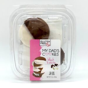 MY DADS COOKIES: Cookie Blk & White Gf, 2 oz