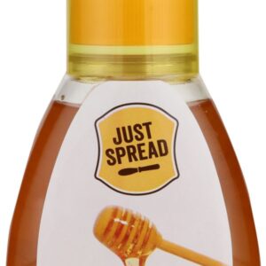 JUST SPREAD: Pure Wild Flower Honey Easy Pour Squeeze Bottle, 8.8 oz