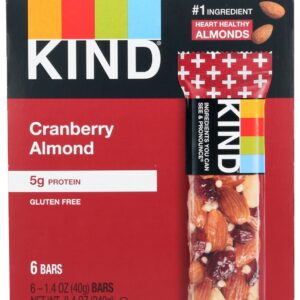 KIND: Cranberry Almond Nut Bars 6Pk, 8.4 oz