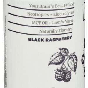 KOIOS: Black Raspberry Sparkling Brain Energy, 12 fo