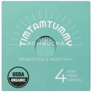 TIM TAM TUMMY: Grape Day To Shine Kids Kombucha 4Pk, 30 fl oz