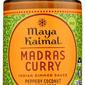 MAYA KAIMAL: Madras Curry Indian Simmer Sauce, 12.5 oz
