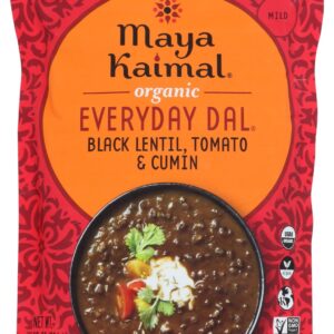 MAYA KAIMAL: Black Lentil Tomato and Cumin Organic Everyday Dal, 10 oz