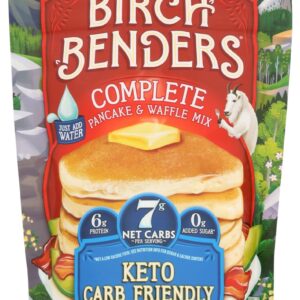 BIRCH BENDERS: Keto Pancake and Waffle Mix, 10 oz