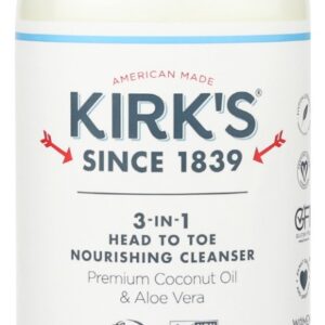 KIRKS: Original Fresh Scent 3 In 1 Head To Toe Nourishing Cleanser, 32 fo