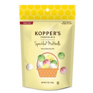 BULK EB: Speckled Maltballs Milk Chocolate, 4 oz