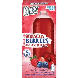 KLASS: Hibiscus Berries Sugar Free 10 Count, 0.7 oz