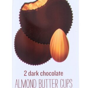 JUSTINS: Dark Choc Cups Almond Butter, 1.4 OZ