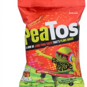 PEATOS: Fiery Hot Crunchy Curls, 4 oz