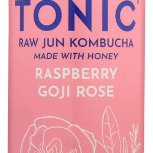 WILD TONIC: Kombucha Raspberry Goji Organic, 12 oz
