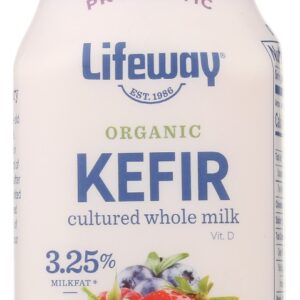 LIFEWAY: Kefir Whole Milk Organic Mixed Berry, 8 oz