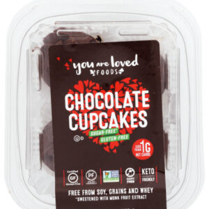 YOU ARE LOVED FOODS: Cupcakes Chocolate Sugar Free, 5.5 oz