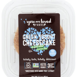 YOU ARE LOVED FOODS: Greek Yogurt Cheesecake Tart, 2 oz