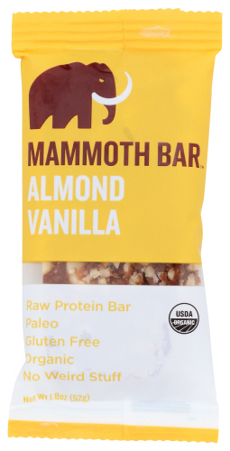 MAMMOTH BAR: Bar Almond Vanilla, 1.8 oz