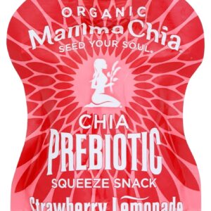 MAMMACHIA: Strawberry Lemonade Organic Chia Prebiotic Squeeze, 3.5 oz