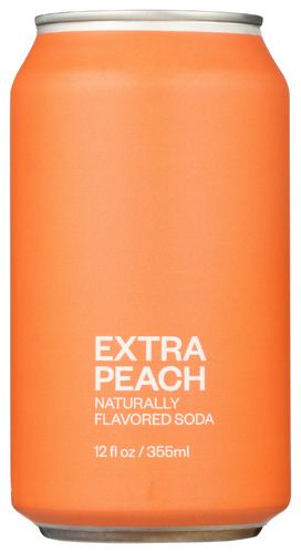 UNITED SODAS OF AMERICA: Soda Extra Peach, 12 fl oz