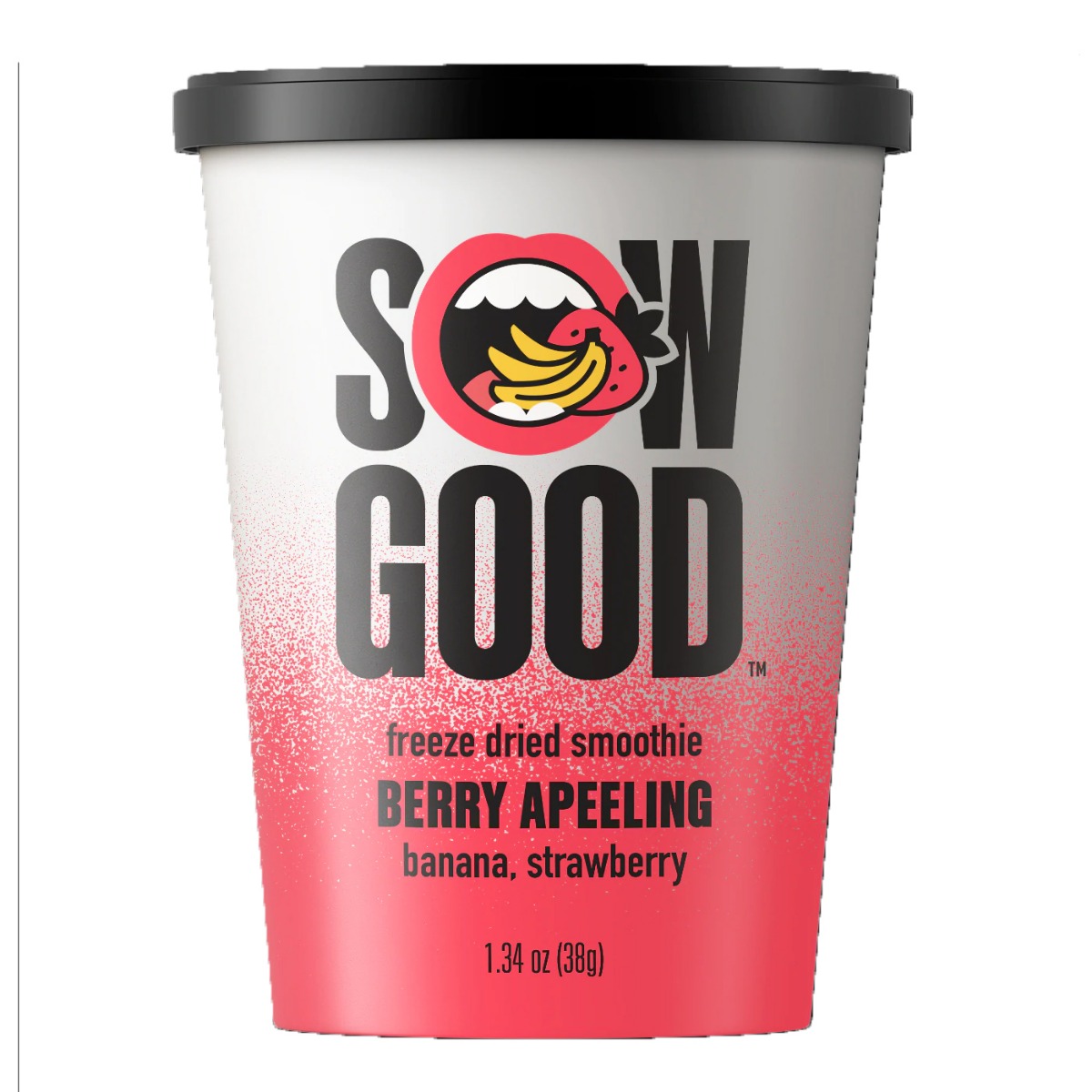 SOW GOOD: Freeze Dried Strawberry & Banana Smoothie, 1.34 oz