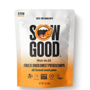 SOW GOOD: Freeze Dried Sweet Potato Chips Dill Flavor, 1.5 oz