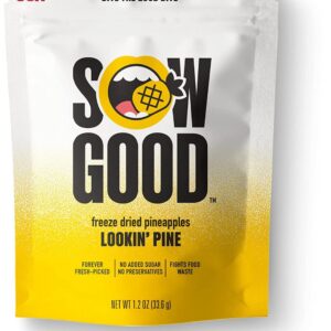 SOW GOOD: Freeze Dried Pineapple Snack, 1.2 oz