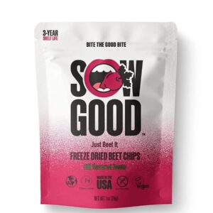 SOW GOOD: Freeze Dried Sweet Beet Chips, 1 oz