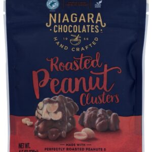 NIAGARA: Milk Chocolate Roasted Peanut Clusters, 4.5 oz