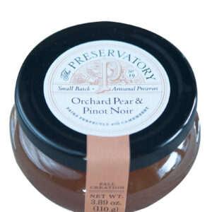 THE PRESERVATORY: Orchard Pear & Pinot Noir Preserves, 3.89 oz