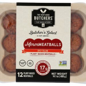 VERY GOOD BUTCHERS: Plant Based Spicy Italian Meatballs, 400 gm