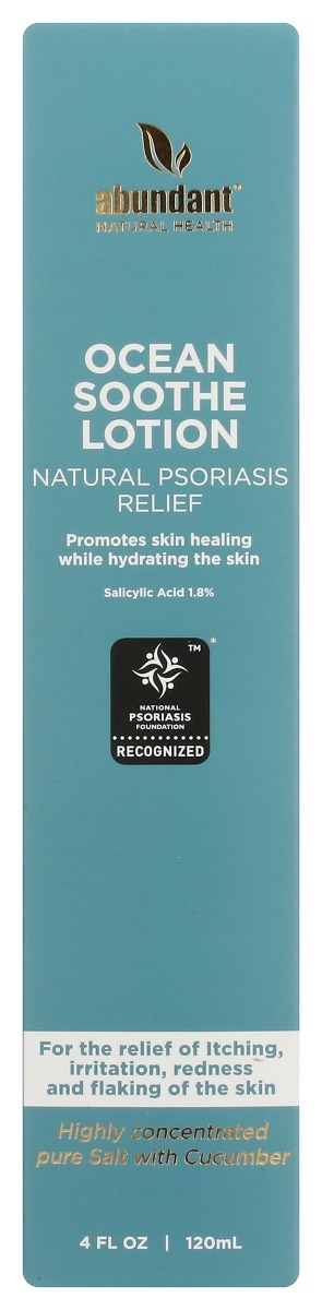 ABUNDANT NATURAL HEALTH: Ocean Soothe Psoriasis Lotion, 4 fo