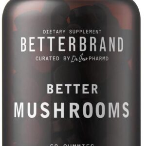 BETTERBRAND: Better Mushrooms Gummies, 60 pc