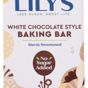LILYS SWEETS: Bar Baking Vertical White Chocolate, 4 OZ