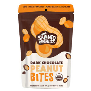 SOLENTO ORGANICS: Dark Chocolate Peanut Bites, 4 oz
